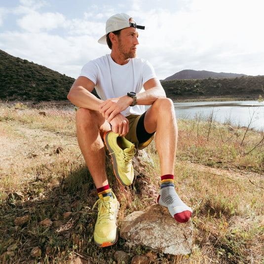 M's Run Quarter Cushioned Ultra-Lightweight Running Socks