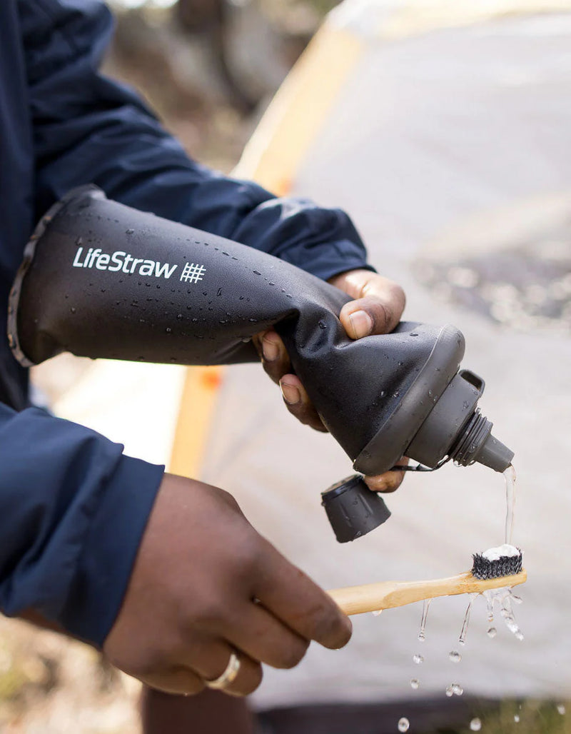 Load image into Gallery viewer, LifeStraw Peak Series Collapsible Squeeze Bottle With Filter
