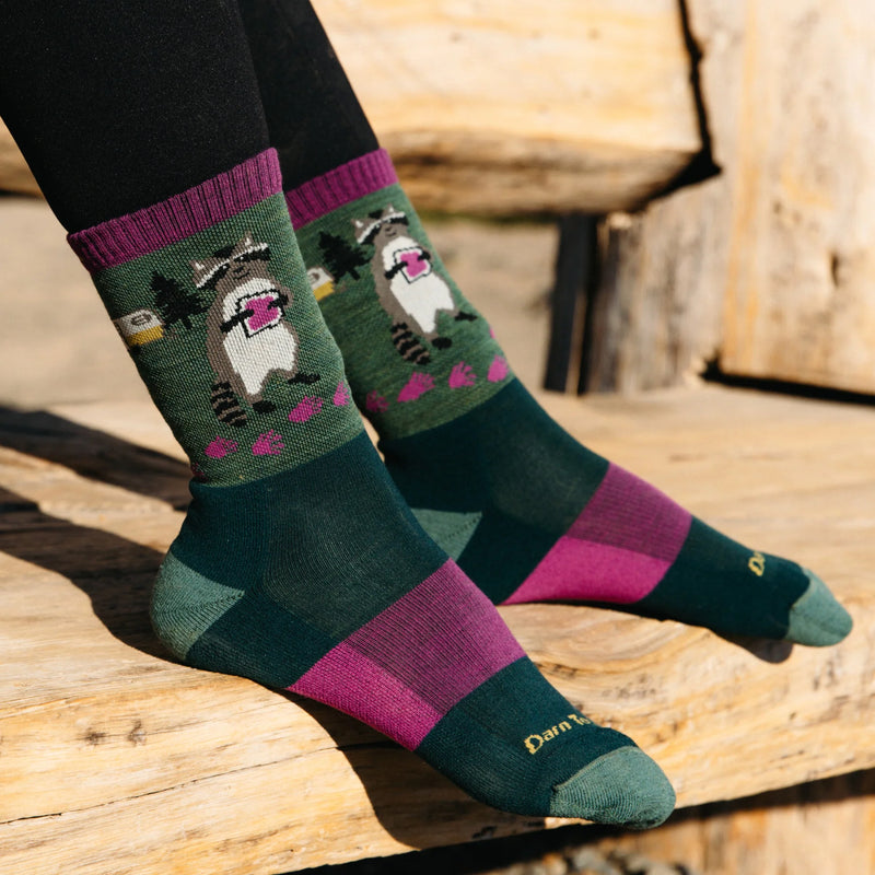 Load image into Gallery viewer, W&#39;s Critter Club Micro Crew Lightweight Hiking Sock
