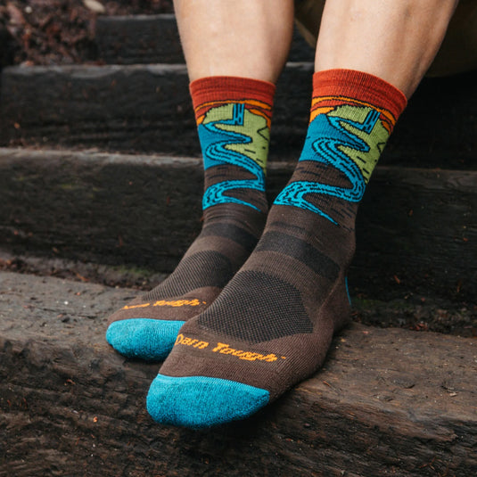 M's Chasing Waterfalls Micro Crew Lightweight Hiking Sock