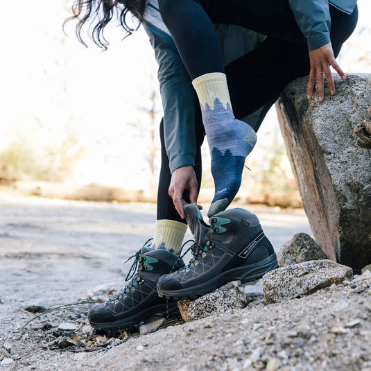 W's Treeline Micro Crew Midweight Hiking Sock
