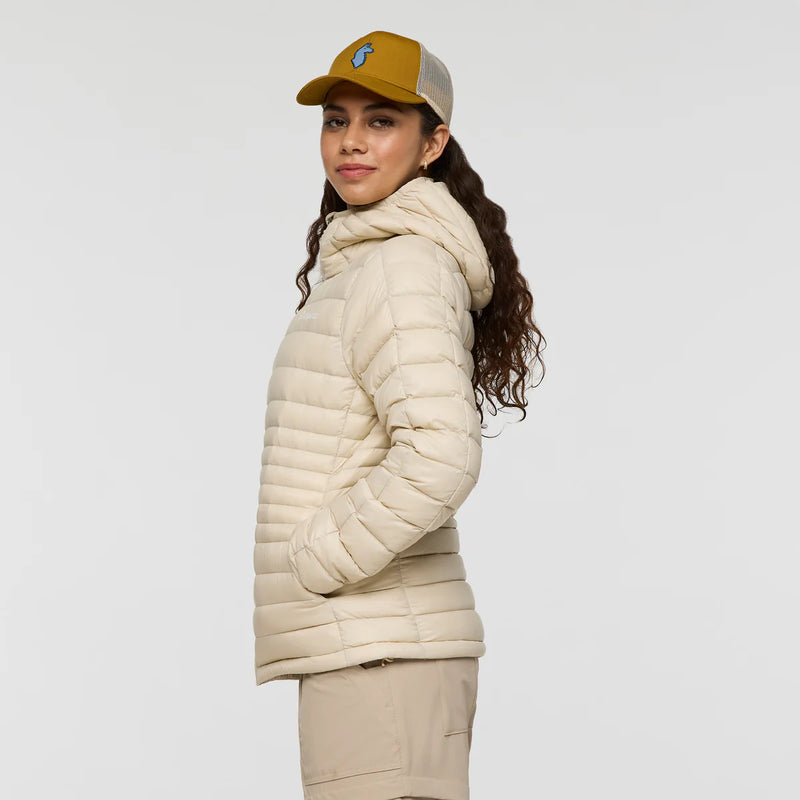 Load image into Gallery viewer, W&#39;s Fuego Hooded Down Jacket
