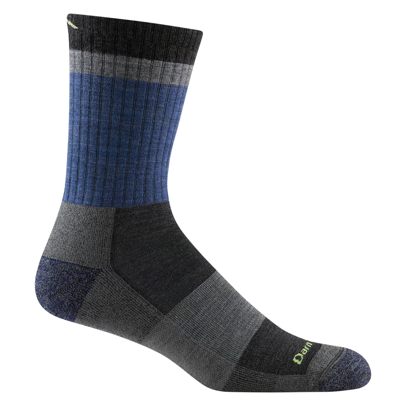 Load image into Gallery viewer, M&#39;s Heady Stripe Micro Crew Lightweight Hiking Socks
