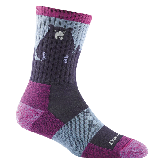 W's Bear Town Micro Crew Lightweight Hiking Sock