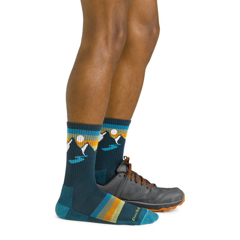 Load image into Gallery viewer, M&#39;s Sunset Ridge Micro Crew Lightweight Hiking Sock
