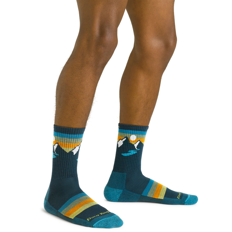 Load image into Gallery viewer, M&#39;s Sunset Ridge Micro Crew Lightweight Hiking Sock
