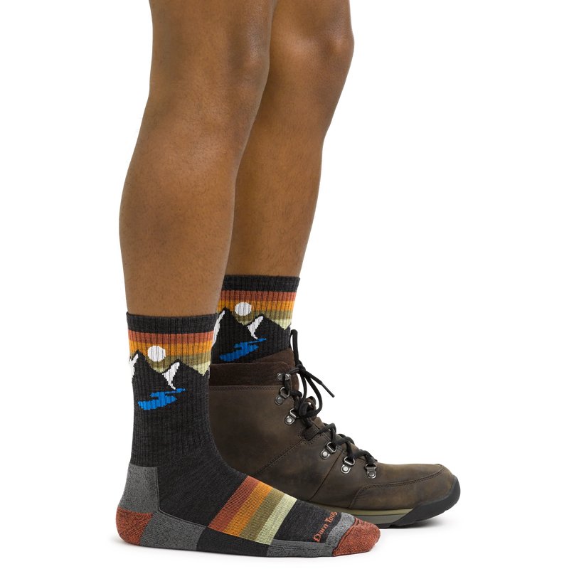 Load image into Gallery viewer, M&#39;s Sunset Ridge Micro Crew Lightweight Hiking Sock
