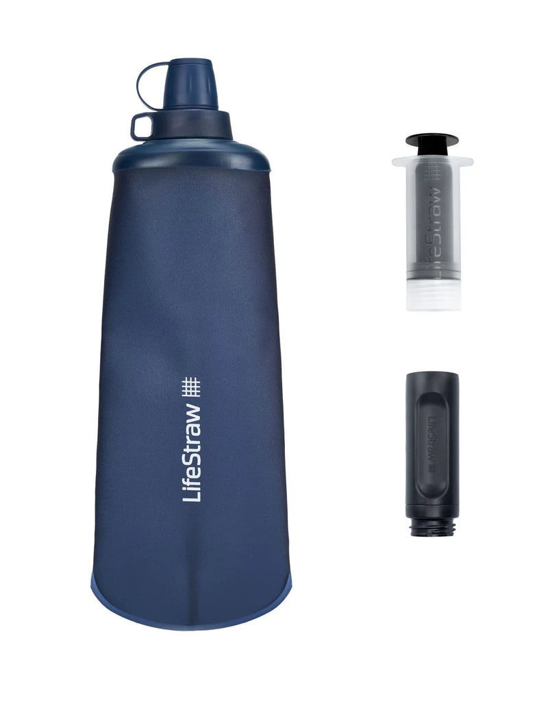 Load image into Gallery viewer, LifeStraw Peak Series Collapsible Squeeze Bottle With Filter
