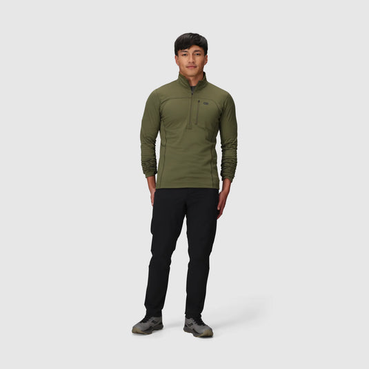 M's Vigor Grid Fleece Half Zip
