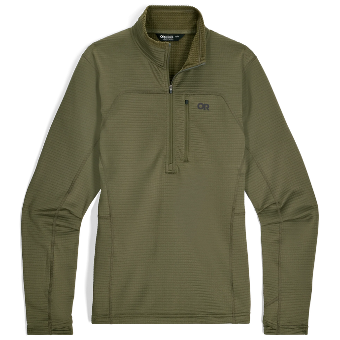 M's Vigor Grid Fleece Half Zip