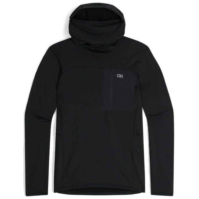 M's Vigor Grid Fleece Pullover Hoodie