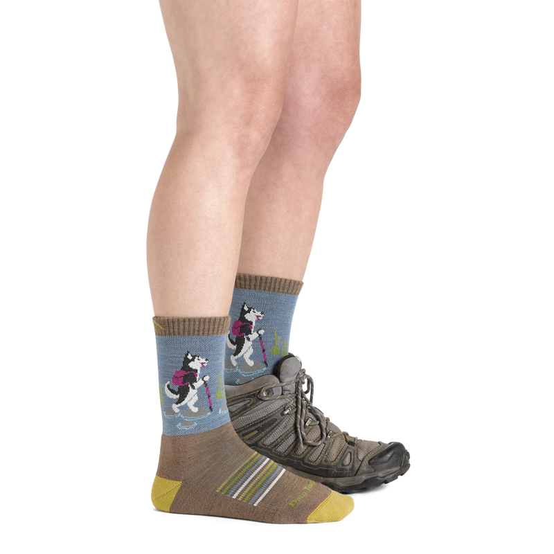 Load image into Gallery viewer, W&#39;s Critter Club Micro Crew Lightweight Hiking Sock
