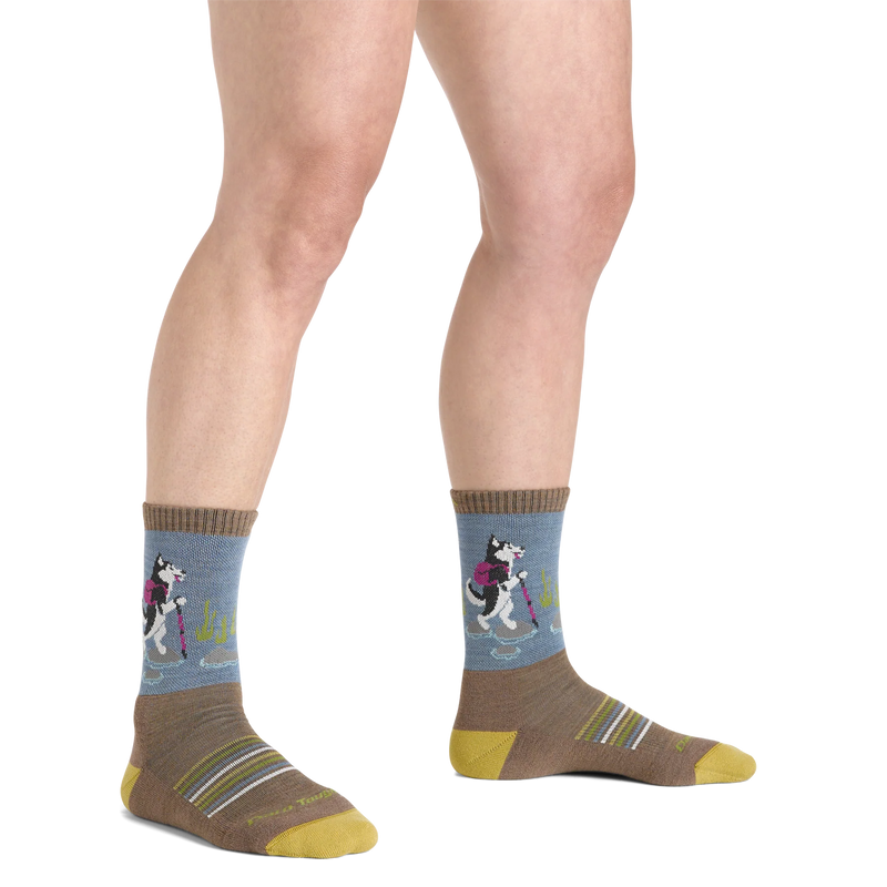 Load image into Gallery viewer, W&#39;s Critter Club Micro Crew Lightweight Hiking Sock
