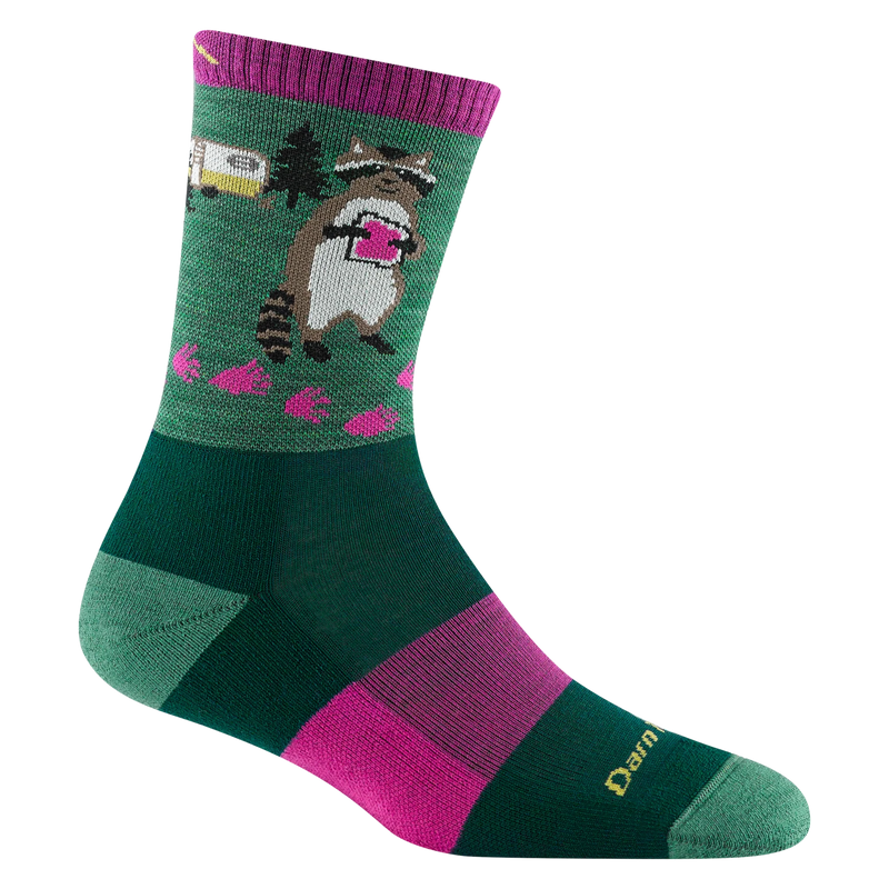 Load image into Gallery viewer, W&#39;s Critter Club Micro Crew Lightweight Hiking Sock
