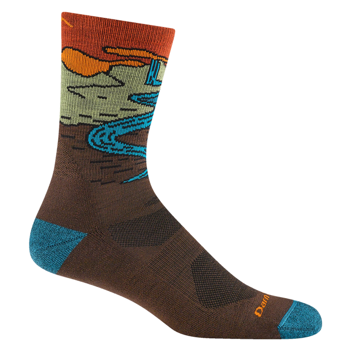 M's Chasing Waterfalls Micro Crew Lightweight Hiking Sock