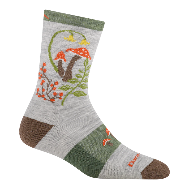 Load image into Gallery viewer, W's Mellow Mushrooms Micro Crew Lightweight Hiking Socks
