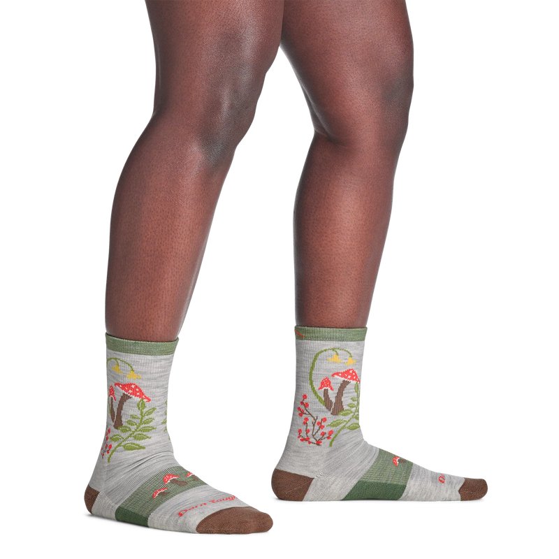 Load image into Gallery viewer, W's Mellow Mushrooms Micro Crew Lightweight Hiking Socks
