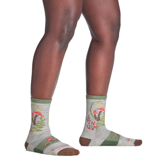 W's Mellow Mushrooms Micro Crew Lightweight Hiking Socks