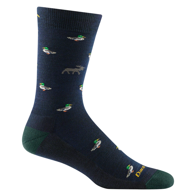 Load image into Gallery viewer, M's Duck Duck Moose Crew Lightweight Lifestyle Sock
