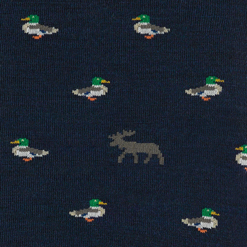 Load image into Gallery viewer, M's Duck Duck Moose Crew Lightweight Lifestyle Sock
