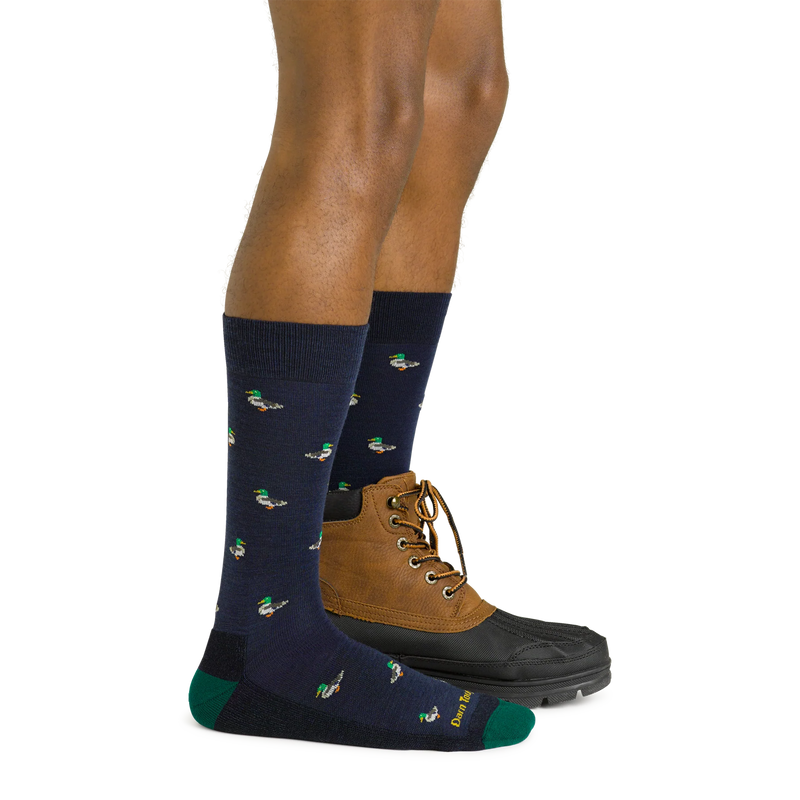 Load image into Gallery viewer, M's Duck Duck Moose Crew Lightweight Lifestyle Sock
