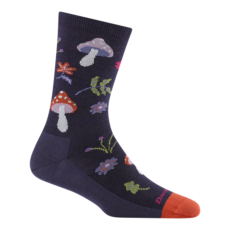 Load image into Gallery viewer, W's Shroom Bloom Crew Lightweight Lifestyle Socks
