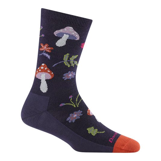 W's Shroom Bloom Crew Lightweight Lifestyle Socks