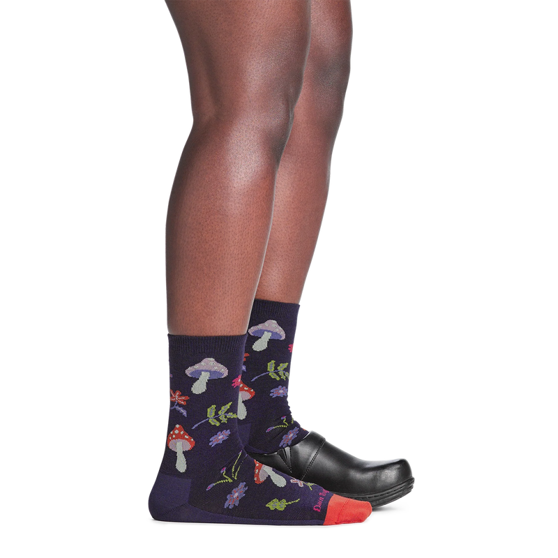 Load image into Gallery viewer, W's Shroom Bloom Crew Lightweight Lifestyle Socks
