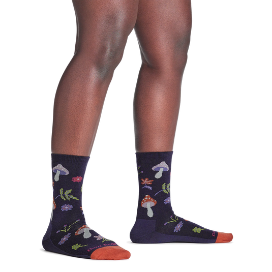 W's Shroom Bloom Crew Lightweight Lifestyle Socks