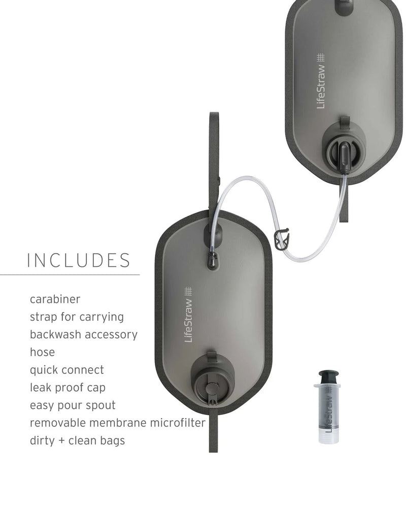 Load image into Gallery viewer, LifeStraw Peak Series Gravity Water Filter System With Safe Water Storage 8L + 8L
