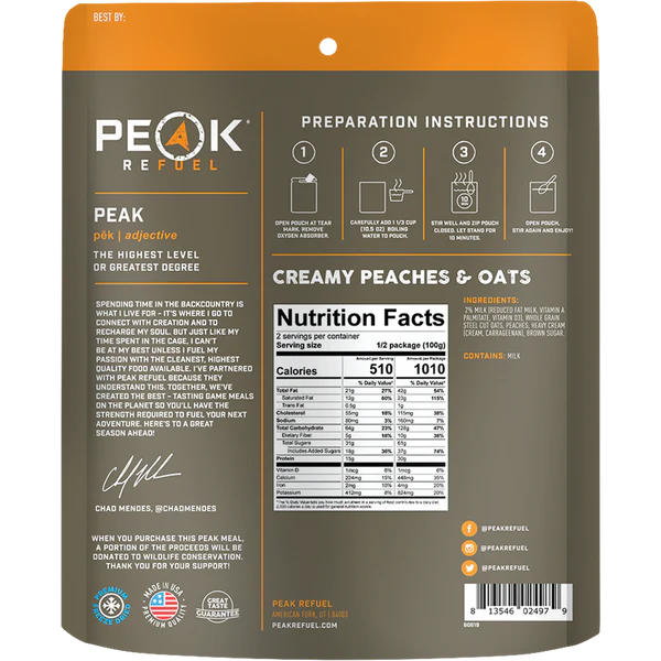 Load image into Gallery viewer, Creamy Peaches and Oats
