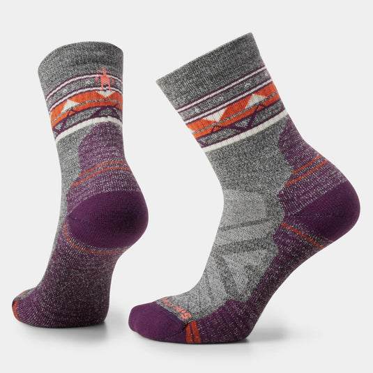 W's Hike Light Cushion Zig Zag Valley Mid Crew Socks