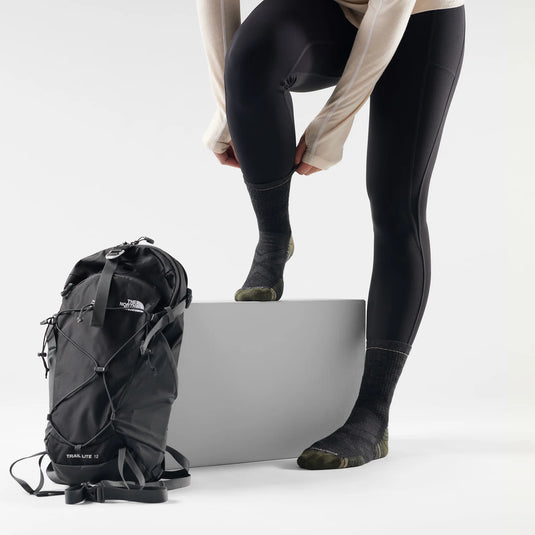 M's Targeted Cushion Hike Mid Crew Socks