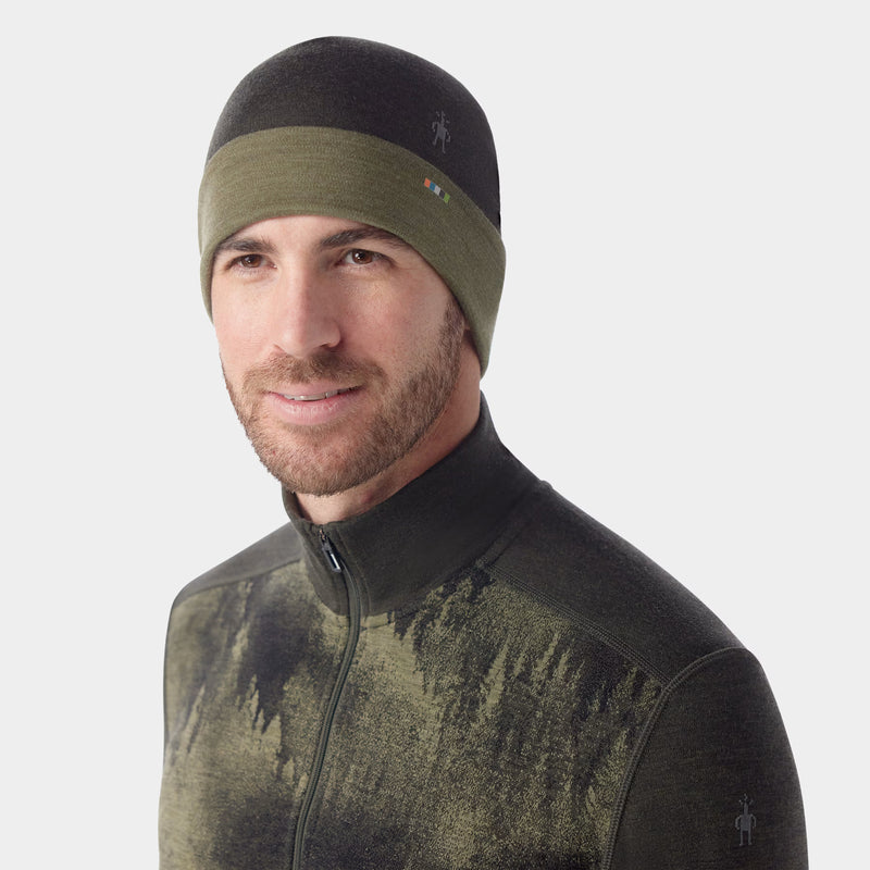 Load image into Gallery viewer, Thermal Merino Reversible Cuffed Beanie
