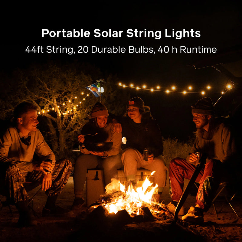 Load image into Gallery viewer, Solar String Lights 44'
