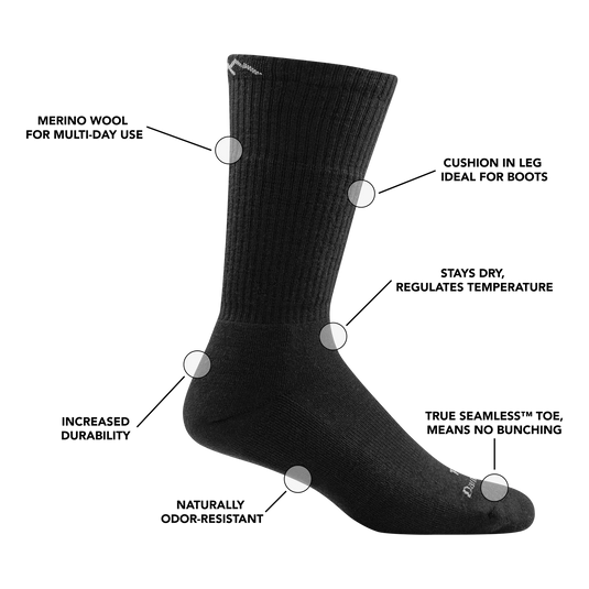 T4021 Boot Midweight Tactical Sock with Cushion