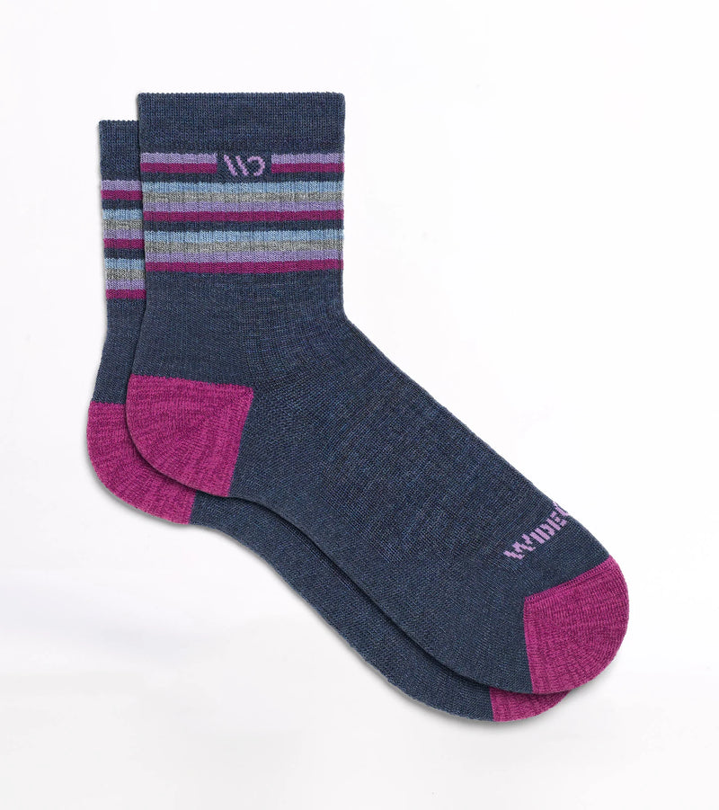 Load image into Gallery viewer, W’s Multi Stripe Cushioned Micro Crew Socks

