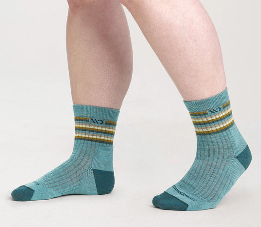 W’s Multi Stripe Cushioned Micro Crew Socks