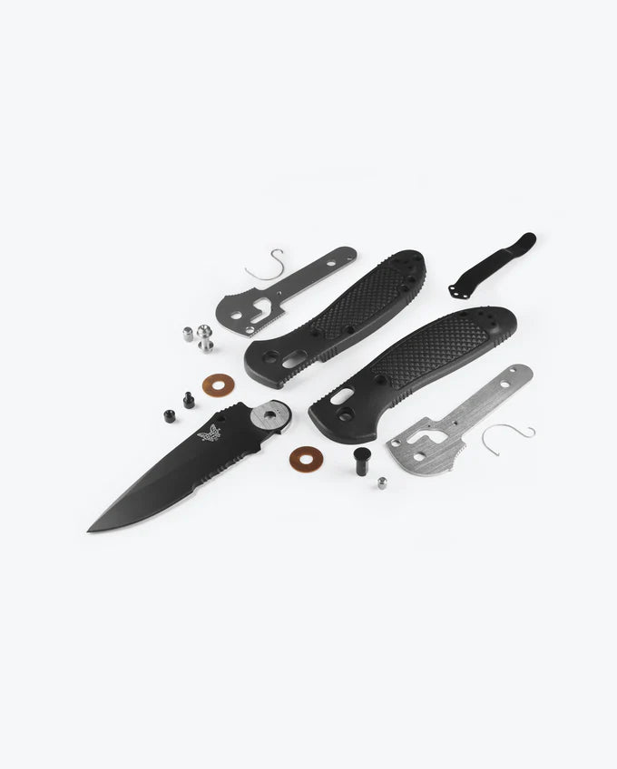 Load image into Gallery viewer, Griptilian | Black Grivory | Drop-point Serrated
