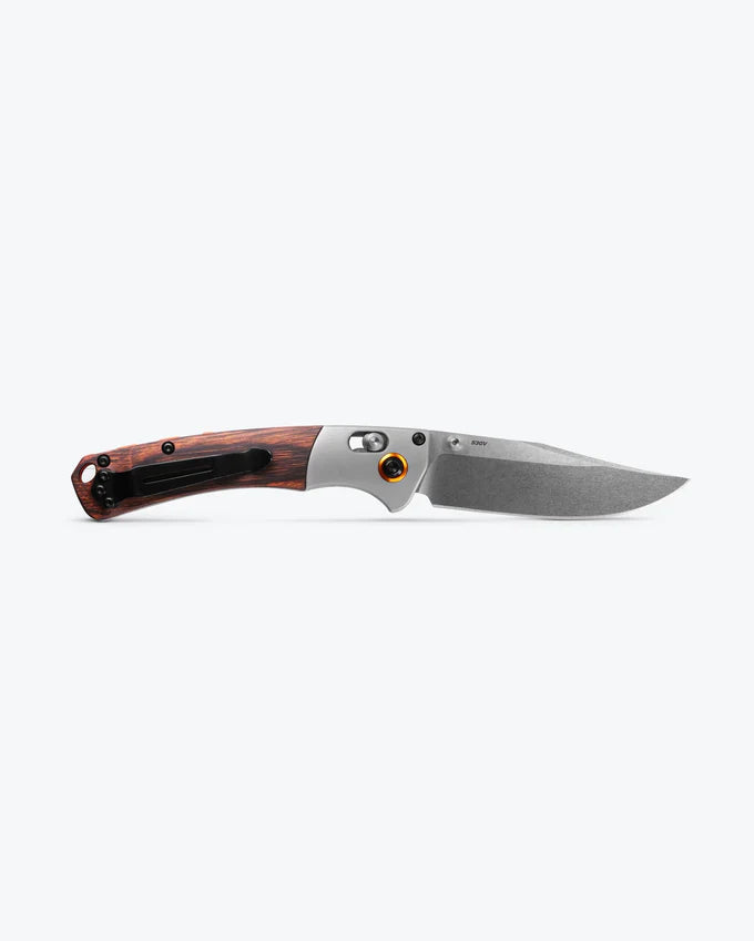 Load image into Gallery viewer, Mini Crooked River | Gray Aluminum &amp; Wood | Clip-point
