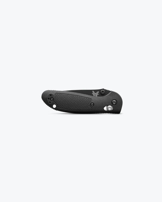 Mini Griptilian | Black Grivory | Drop-point Serrated