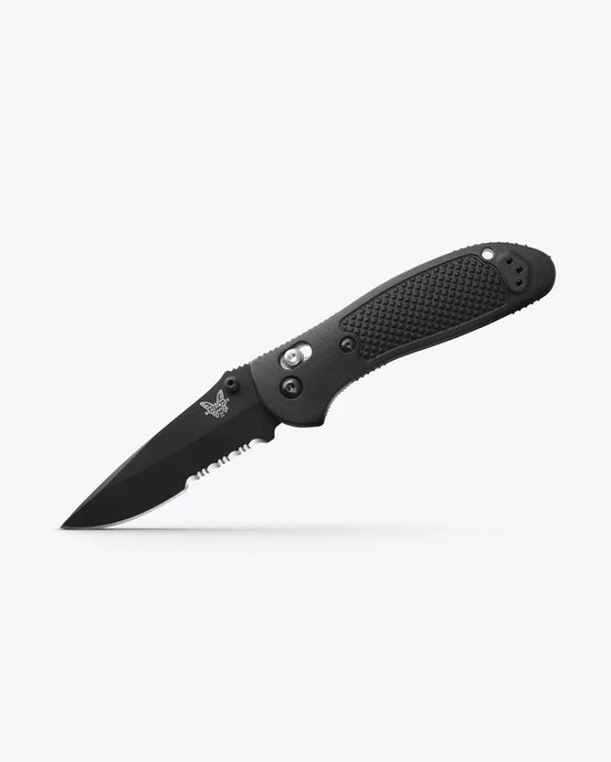 Griptilian | Black Grivory | Drop-point Serrated