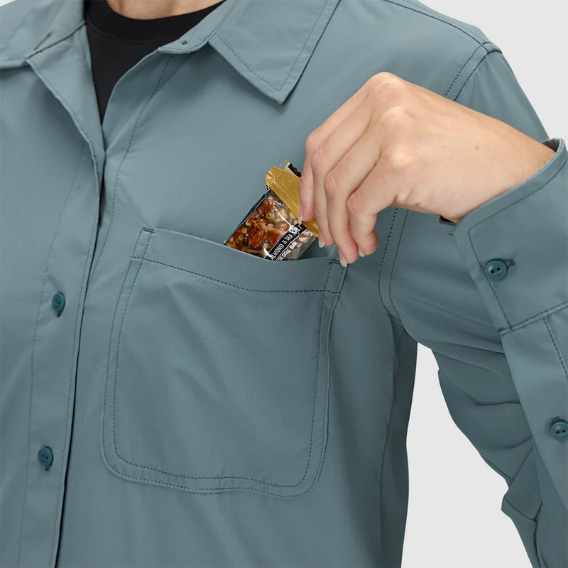 Load image into Gallery viewer, W&#39;s Astroman Long Sleeve Sun Shirt
