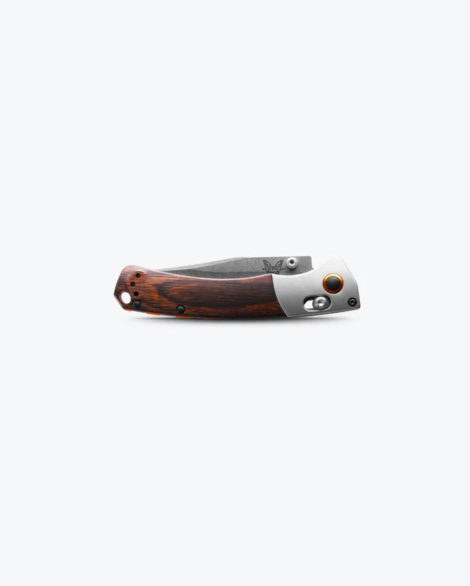 Load image into Gallery viewer, Mini Crooked River | Gray Aluminum &amp; Wood | Clip-point
