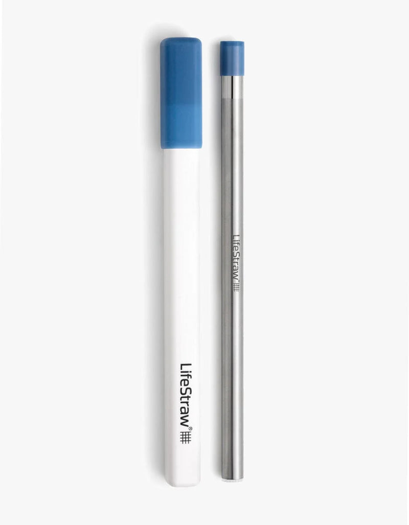 Load image into Gallery viewer, LifeStraw Sip Reusable Stainless-Steel Water Filter Straw
