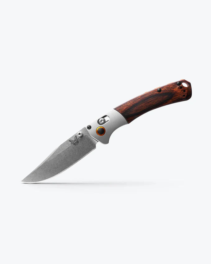 Load image into Gallery viewer, Mini Crooked River | Gray Aluminum &amp; Wood | Clip-point
