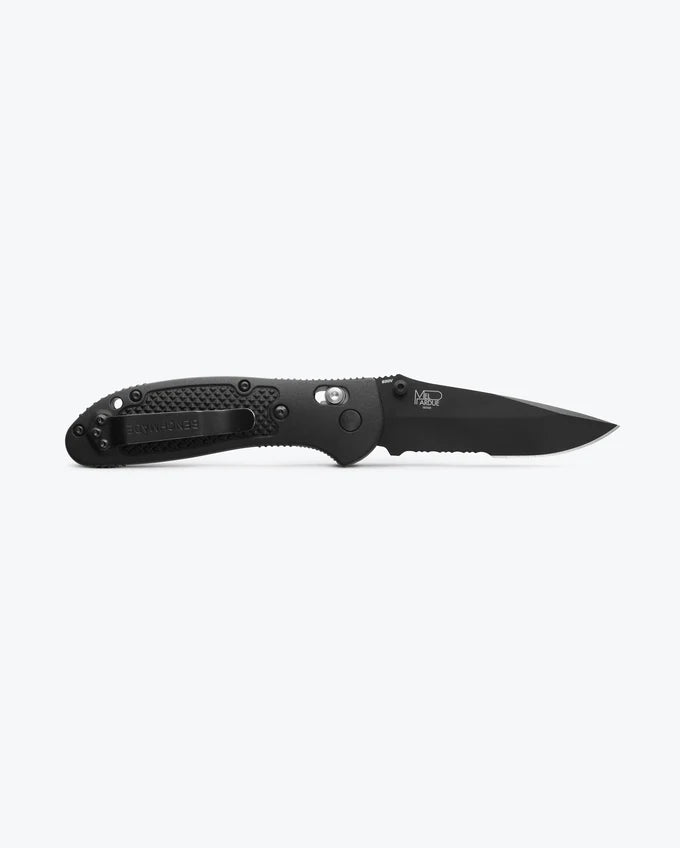 Load image into Gallery viewer, Griptilian | Black Grivory | Drop-point Serrated
